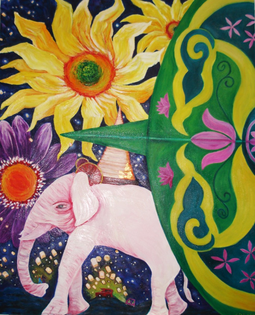 Flowers, Lanna kite, elephant - the wonders of Chiang Mai by Li Li Tan